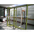 elegant green color aluminum french casement door